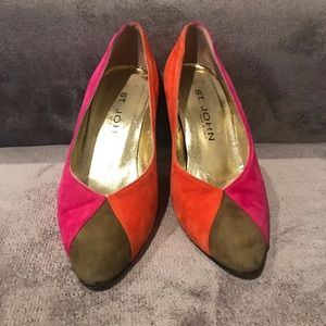St. John Color Block heels